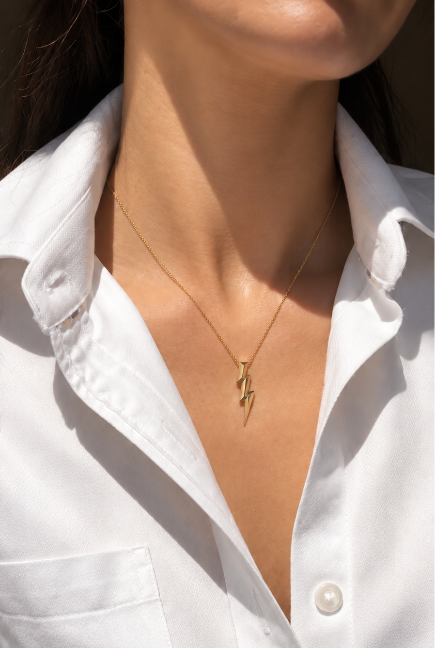 Lightning Bolt Pendant *preorder*