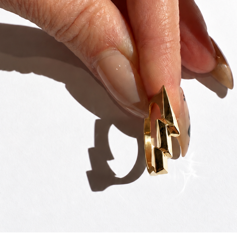 Lightning Bolt Ring *preorder*