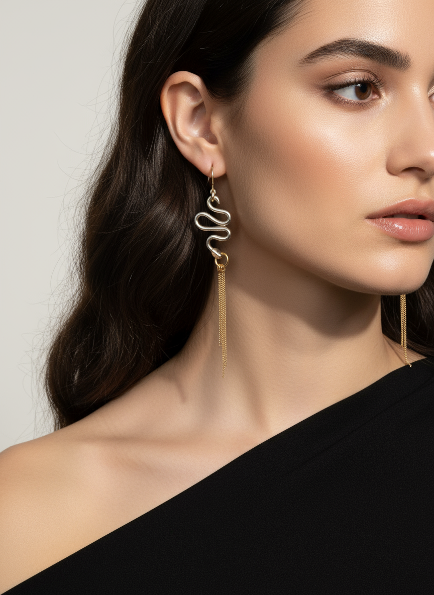 Serpentine Earrings